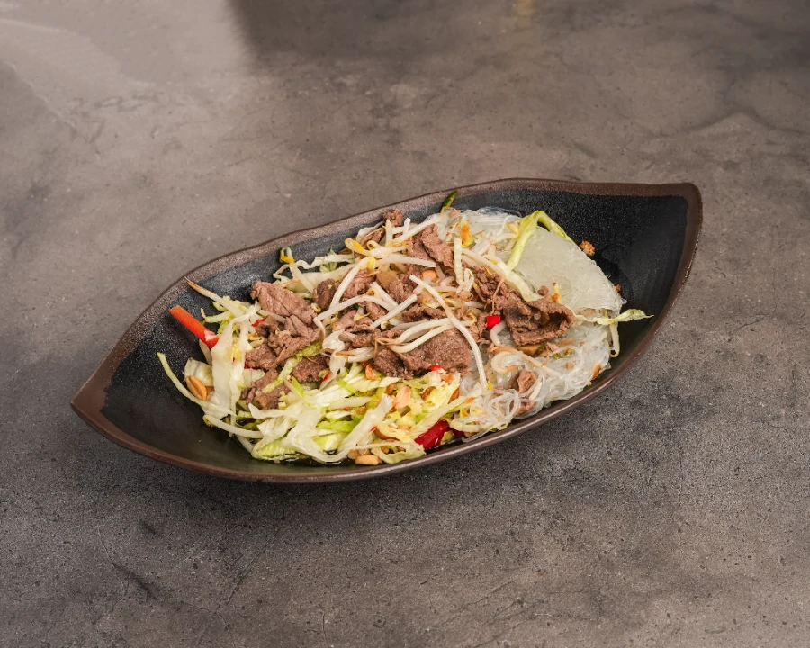 Glasnudelsalat Rindfleisch