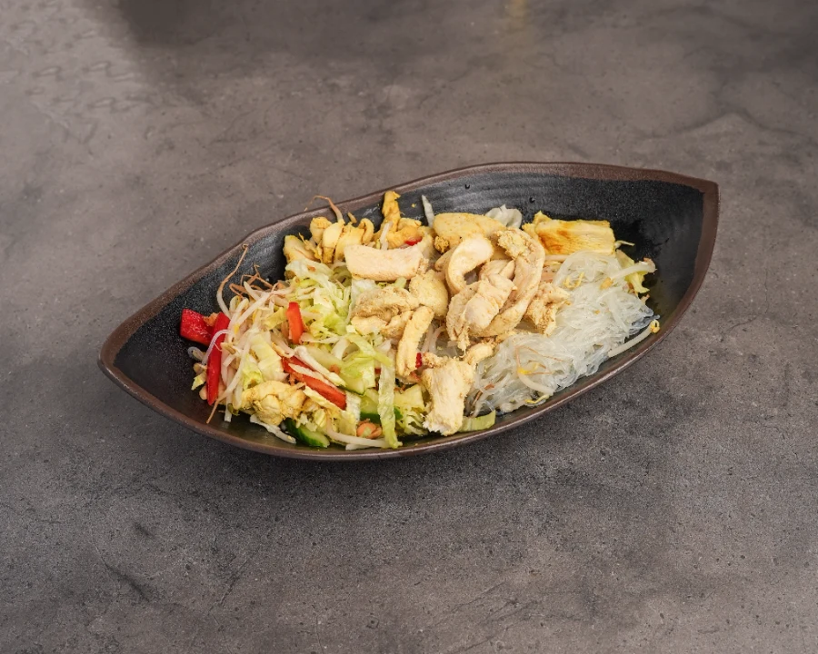 Glasnudelsalat Hähnchen