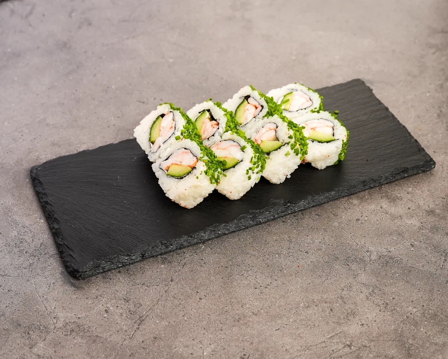 Inside Out Ebi Kappa Rolls