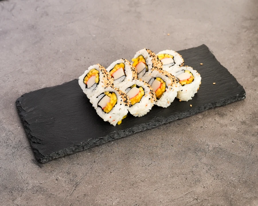 Inside Out California Mango-Sesam Rolls