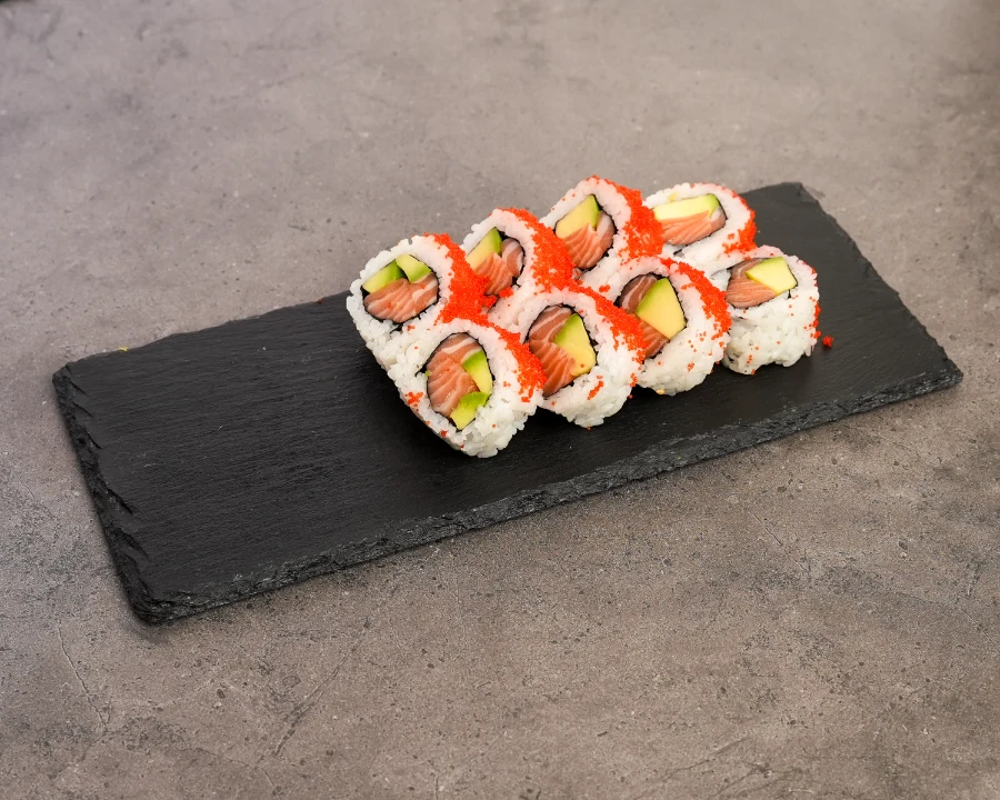 Inside Out Sake Avocado Rolls
