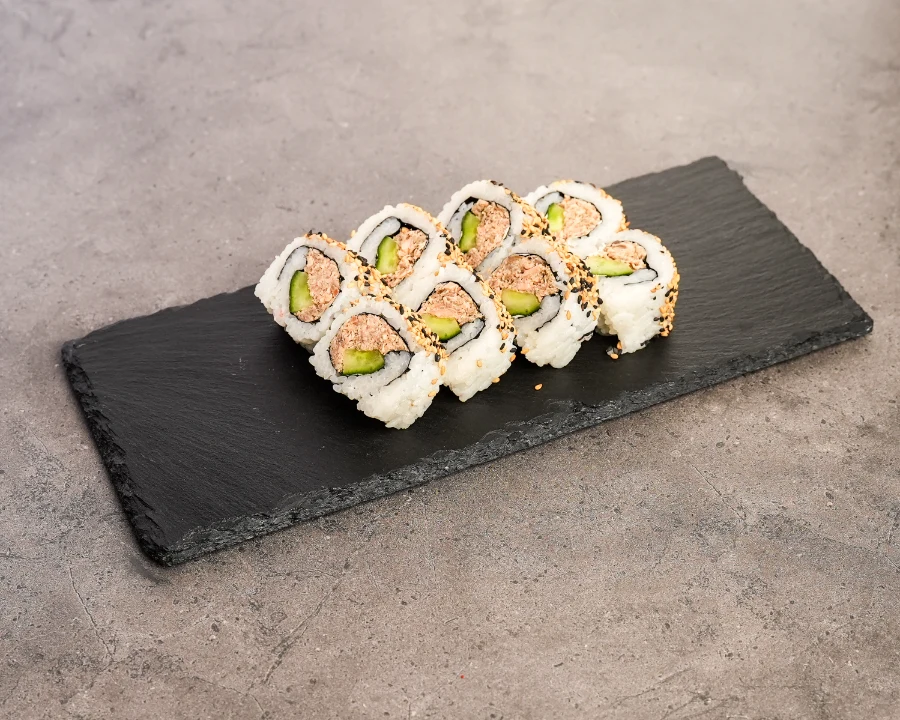 Inside Out Salmon Rolls