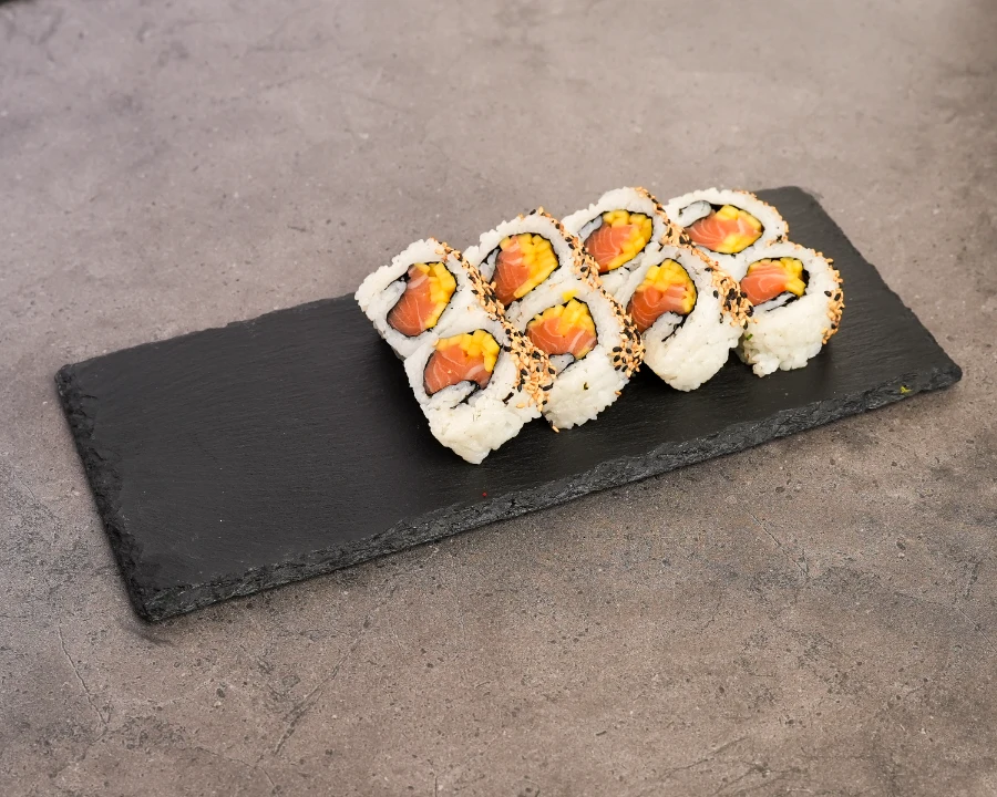 Inside Out Sake Mango Rolls