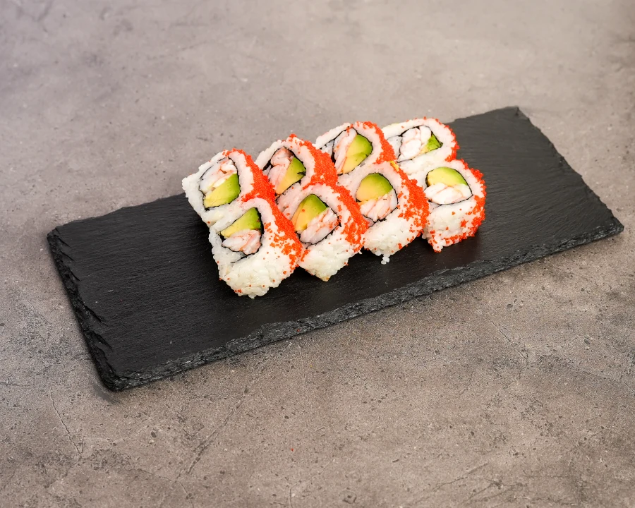 Inside Out Ebi Avocado Rolls