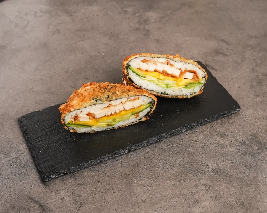 Sushi Crispy Chicken Burger