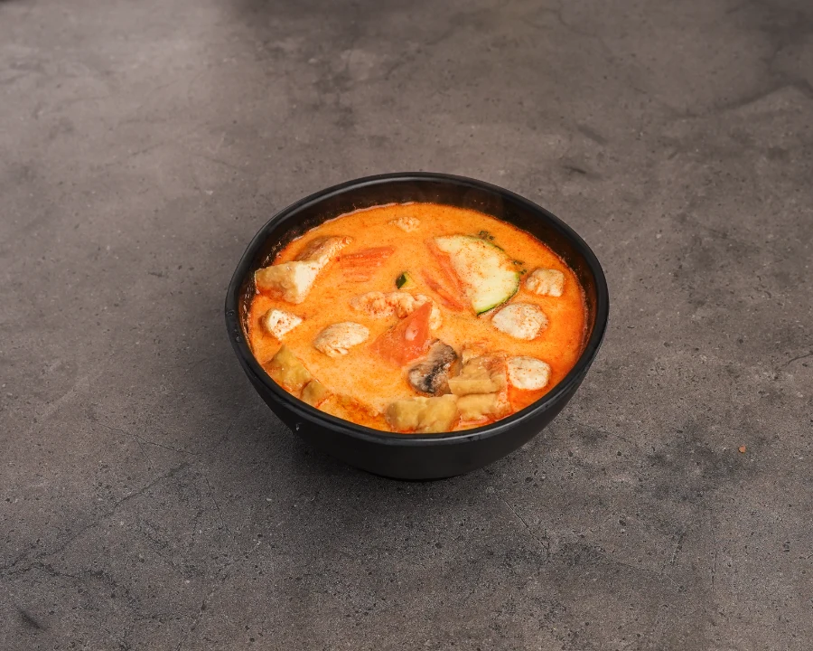 Kokosmilchsuppe mit Tofu