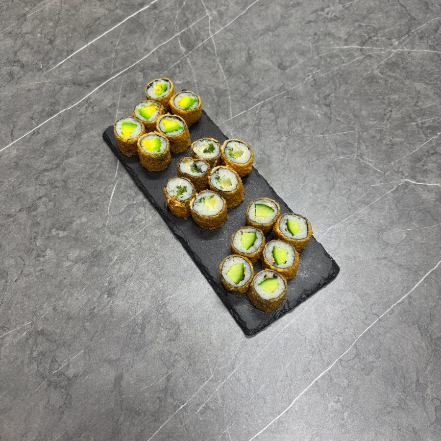 Mini Golden Roll Vegetarisch Menü (18 Stück)